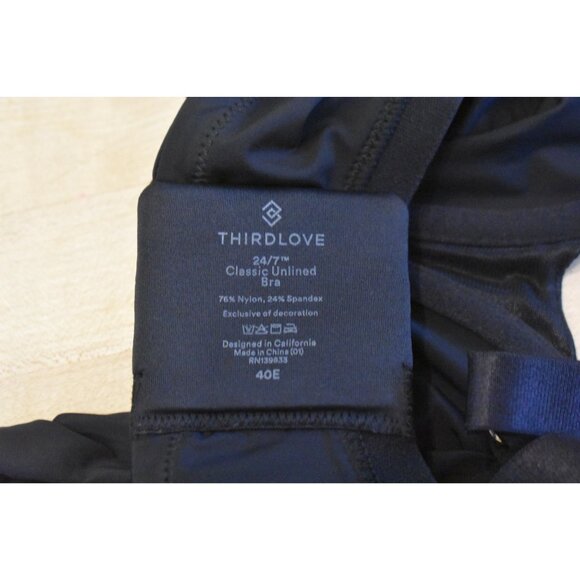 Women's Third Love 24/7 Classic Unlined Bra Size 40E (DD) - Picture 3 of 3